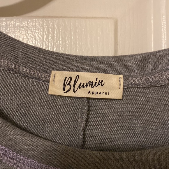 NWT BLUMIN TUNIC HEATHER GREY SIZE MEDIUM - Picture 5 of 8